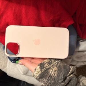 Apple Light Pink Silicone iPhone Case